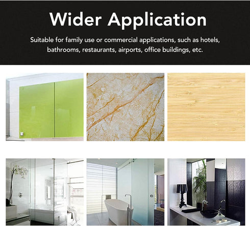 MUNEFE Paper Towel Dispenser, Wall Mount Tissue Dispensers, Wall Mount ABS Paper Towel Holder for Lounges Toilet