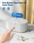 Phniti 20OZ Ultrasonic Jewelry Cleaner for Silver Rings, Necklaces, Eyeglasses, Deep Cleaning Machine for Dental