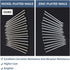 450pcs Hardware Nails, 1-1/4‘’ × 16 Ga Nickel Plated Hanging Nails for Various Projects