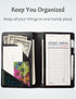 Mymazn Holographic Glitter Serving Book Waitress Wallet Waiter Book Organizer for Guest Check Book Restaurant Server