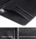 Mxfdegf 7 Server Book for Waitress, Waiter Book Server Wallet Fit Serving Aprons, PU Leather with Zipper and Large