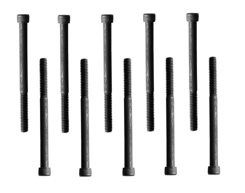 Socket Head Cap Screw - 1/4-20 x 3-1/2", Alloy Steel, Black Oxide, 10 Quantity