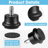 Bell Glides Replacement Office Chair Swivel Caster Wheels, 5 Pcs with Self Adhesive Felt Pads for Carpet