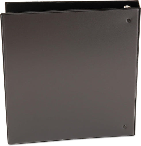Universal 20971 Economy Round Ring View Binder, 1-1/2-Inch Capacity, Black