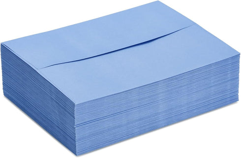 Juvale 96 Pack Light Blue 5x7 Envelopes for Invitations, A7 Size for Mailing Greeting Cards, Weddings