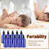 Tessco 20 Pack 3.4 oz Dropper Bottles, Empty Glass Bottles with Dropper Top Cap and Accessories for Oils
