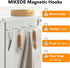 MIKEDE Magnetic Hooks, 40Lbs+ Heavy Duty Magnet Hooks for Cruise Cabins, Super Neodymium Hanging Hooks Strong Magnets with Hook for Fridge, Magnetic Hanger for Grill, Toolbox, Storage, Pack of 4 by MIKEDE