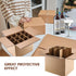BHHQHH 5 Sets Packing 16 12 12 Inch Moving Box Glasses Divider Kits,Wine Glassware Dish Divider for Moving