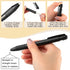 Round 3.8 mm Pen Style Eraser with Refill, Mechanical Retractable Eraser for Artists and Students (4 Packs)