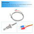 MECCANIXITY Thermocouple Temperature Sensor M6 Screw Probes J Type 6.6ft 0 to 750°C (32 to 1382°F)