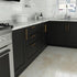 goldenwarm 2Pcs Brushed Brass Cabinet Pull Knob: 6-1/4in Hole Center, 8-4/5in Overall Length for Kitchen Furniture