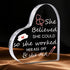 Nurse Gifts for Women Heart-Shaped Acrylic Paperweight Desk Decor, RN Graduation, Nurses