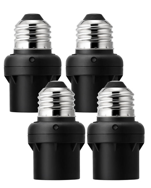 DEWENWILS Light Sensor Socket, Dusk to Dawn Sensor Socket, Light Bulb Socket