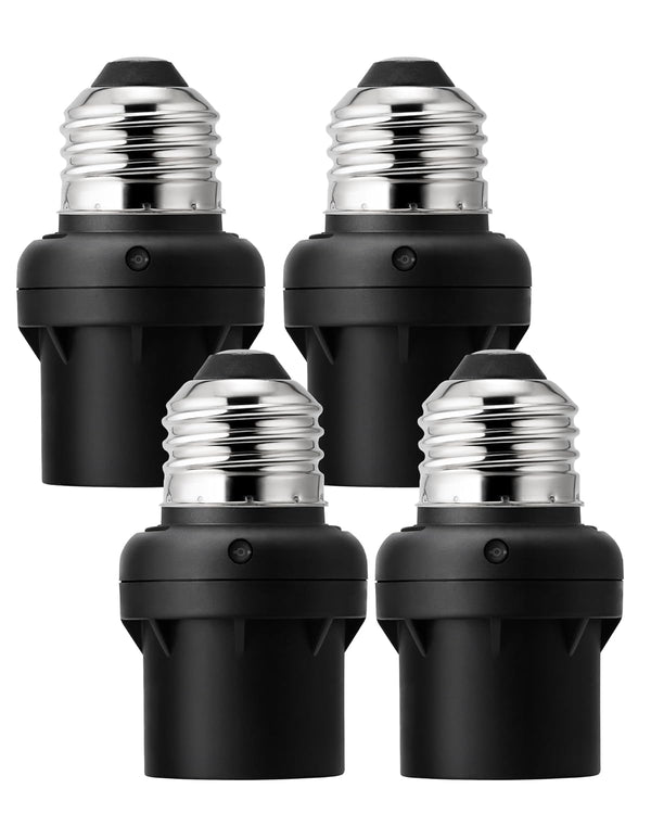 DEWENWILS Light Sensor Socket, Dusk to Dawn Sensor Socket, Light Bulb Socket