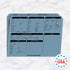 Blue Real Estate Folders, 25 Preprinted Property Listing Folders, 9 5/8" x 11 3/4" Seller Buyer Checklist
