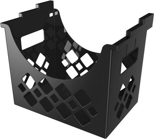 Deflecto Sustainable Office Desktop File Organizer, 9.6" x 13.3" x 8.5", Black