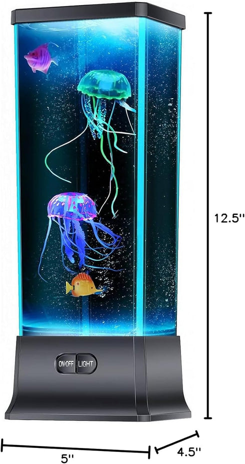 CALOVER Gifts for Kids Men Women Friends Family Cool Jellyfish Lamp Night Light for Girls Boys Kids Home Office Bedroom