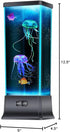 CALOVER Gifts for Kids Men Women Friends Family Cool Jellyfish Lamp Night Light for Girls Boys Kids Home Office Bedroom