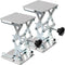 KEILEOHO 2 PCS Mini Lab Lift Stand Table, 6 x 6 Inches Stainless Steel Laboratory Scissor Stand, 10 KG Capacity