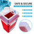 3 Pack Sharps Container, 1 Quart Needle Disposal Containers, Biohazard Containers for Home Use, Small Sharps Disposal
