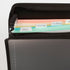 Five Star Expanding File Organizer + Study App, 7-Pocket Accordion, Zipper Closure, Black