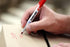 Markal 96022 Dura-Ink 15 Permanent Ink Marker with Fine Bullet Tip, Red (Pack of 12)