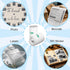 Qhzxcvlk 10 Rolls Sticker Printer Paper, Mini Thermal Printer Paper, inkless Print Papers for Most Kids Instant Camera