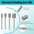 Stone Carving Set, 24PCS Diamond Burr Bits Compatible with Dremel for Engraving, Grinding, Jewelry
