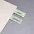 Green Sticky Notes Set - 240 Sheets Lined Pastel Self-Stick Index Tabs for Planner, Bullet Journal, Calendar (Avocado