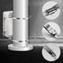 QILIPSU 304 Stainless Pole Mounting Kits, 250x48mm Brackets with Adjustable Clamp for Outdoor Junction Box