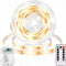 echosari 3.3FT Strip Lights Battery Operated, 2700K Tape Light with Self-Adhesive Timer