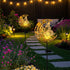 JOBOSI Solar Butterfly Floor Lamp, Waterproof Outdoor Solar Light for Garden, Yard, Patio Decor, Auto On/Off
