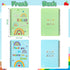Teacher Sticky Note A5 Notebooks Pens Stationary Set: Teacher Appreciation Gift, Spiral Notebooks, Black Gel Pen,