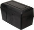 Innovative Storage Designs Plastic Card File - 4" x 6", 300-Card Capacity, Black