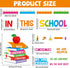 Motivational Bulletin Board Decoration Set, Classroom Affirmation Station Cutouts for Elementary School Home Wall