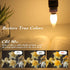 Genixgreen 12 Pack Frosted LED Candelabra Bulbs, Night Light Bulb 15 Watt Equivalent 1.5W E12 Mini Candle Bulb Low Wattage Flame Bent Tip for Chandelier Ceiling Fan, 2700K Soft White, Non-dimmable by Genixgreen