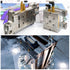 uxcell M3 10pcs 5x20mm Internal Thread Dowel Pin Chamfering Flat Carbon Steel Cylindrical Pin Bed Bookshelf Metal
