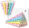 Cotton Candy Cones 100 Pack Rainbow Stars - Candy Park Multicolor Paper