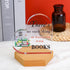 Book Lovers Gifts Literary Acrylic Heart Paperweight, Reading Essential & Bookshelf Accent for Bookworms and Bookish