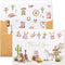 Crisky Baby Shower Thank You Cards for Girl with Envelopes, 50 Pack