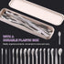 Swpeet 23Pcs Stainless Steel Micro Lab Scoop Spoon Assortment Kit, Pill Filler Tamper Tool for Laboratory