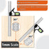 Fasouna 12" Set, 12 Inch Advanced Rafter Square and Combination Square Imperial Carpenter Square Woodworking Framing