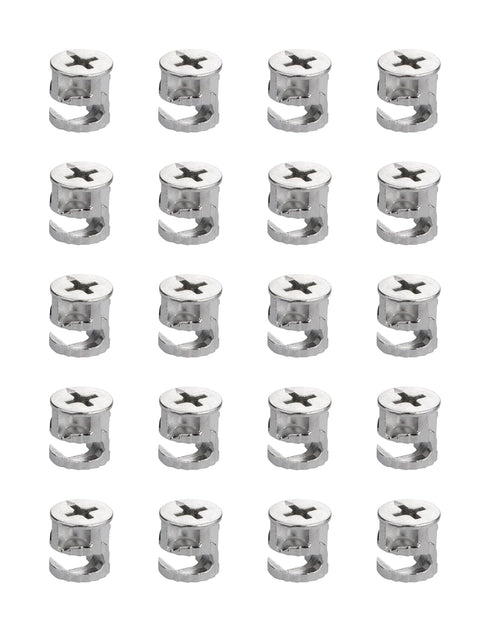 Cam Locks for Furniture 20 PCs, 15 x 9 mm Fasteners Compatible with IKEA Hardware Parts
