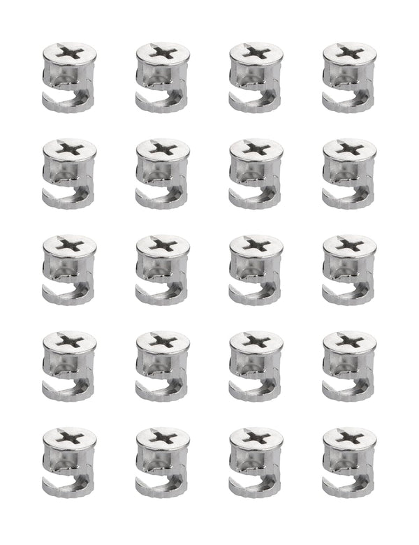 Cam Locks for Furniture 20 PCs, 15 x 9 mm Fasteners Compatible with IKEA Hardware Parts