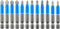 Anti Slip Phillips Cross Slot Pozidriv Screwdriver Bit Set, 12PCS 1/4 Inch Hex Shank, 2 Inch Length S2 Steel