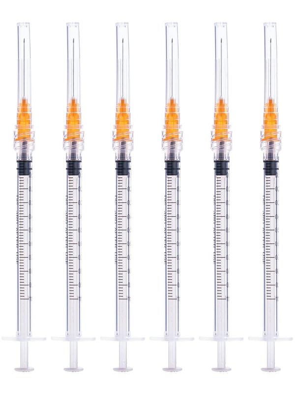 1ml 25 Gauge 1 Inch Lab Supplies for Industrial Scientific Labs, Liquid Measuring, Pack of 20
