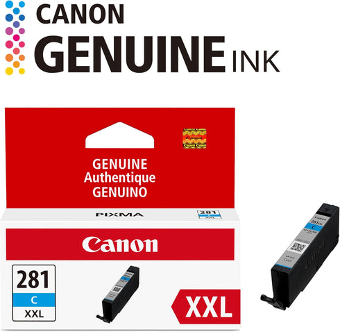 Canon CLI-281 TR8520, TS9120,TS8120, TS6120, TS9521C/a, TS9520/a, TS8220, TS6220, TS8320, TS6320, TS702/a, TR8620/a XXL