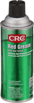 CRC 03079 11 OZ, Red Grease WT Multi-Purpose Aerosol Lubricant, Red Color for Easy Visual Inspection