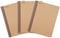 Mintra 100% Recycled Notebooks, Comp Book (7.5in x 9.75in), Plain Cover, 3-Pack