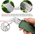 5PCS Caressolove Automatic Utility Knife, Green Razor Blades Pocket Knife, Box Cutters Retractable Heavy Duty, Premium
